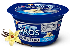 USA: Dannon introduces protein-enhanced Oikos Triple Zero yogurt