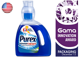 Gama Innovation Award: Purex Power Shot Laundry Detergent