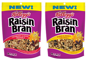USA: Kellogg to introduce Raisin Bran granola