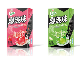 China: Yili launches UHT yoghurt drink with  juice-filled balls